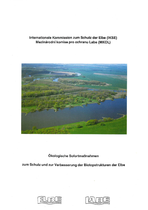 Ökologische Sofortmaßnahmen zum Schutz und zur Verbesserung der Biotopstrukturen der Elbe