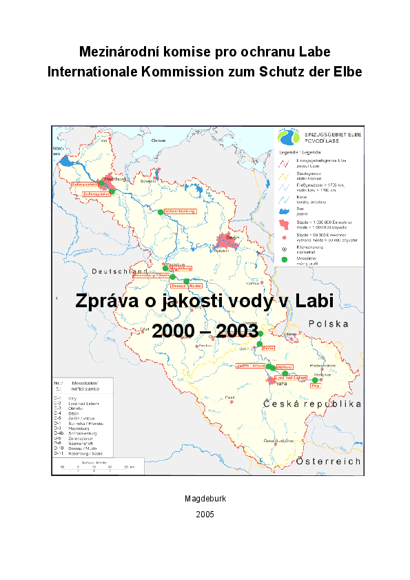 Zpráva o jakosti vody v Labi 2000 – 2003
