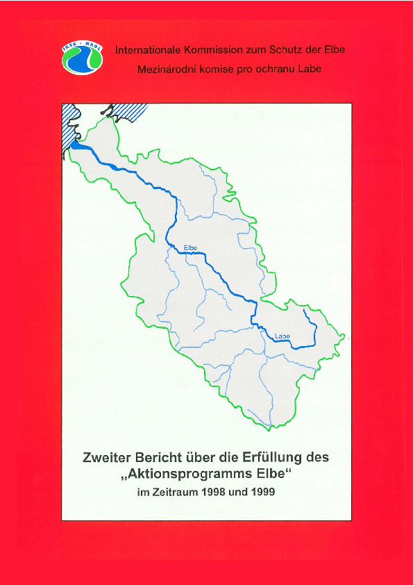 Zweiter Bericht über die Erfüllung des „Aktionsprogramms Elbe“ im Zeitraum 1998 und 1999